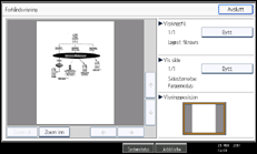 Illustrasjon av betjeningspanel