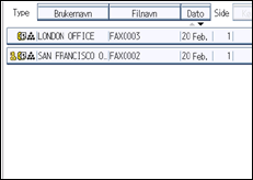 Illustrasjon av betjeningspanel