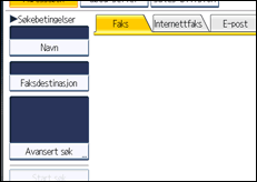 Illustrasjon av betjeningspanel