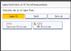 Illustrasjon av betjeningspanel