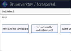 Illustrasjon av betjeningspanel