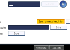 Illustrasjon av betjeningspanel