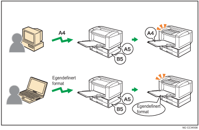 Illustrasjon av alle format/typer