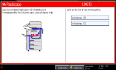 Illustrasjon av betjeningspanel