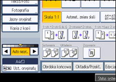 Ilustracja ekranu panela operacyjnego