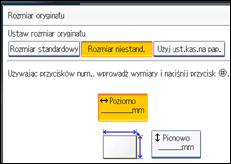 Ilustracja ekranu panela operacyjnego