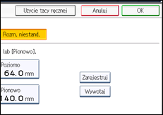 Ilustracja ekranu panela operacyjnego