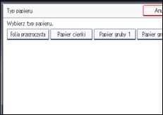 Ilustracja ekranu panela operacyjnego