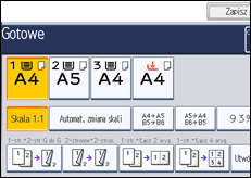 Ilustracja ekranu panela operacyjnego