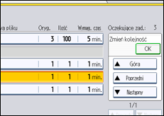 Ilustracja ekranu panela operacyjnego