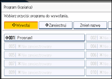 Ilustracja ekranu panela operacyjnego