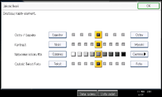 Ilustracja ekranu panela operacyjnego