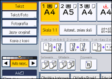 Ilustracja ekranu panela operacyjnego