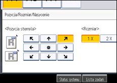Ilustracja ekranu panela operacyjnego