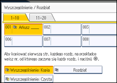 Ilustracja ekranu panela operacyjnego