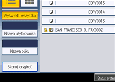 Ilustracja ekranu panela operacyjnego
