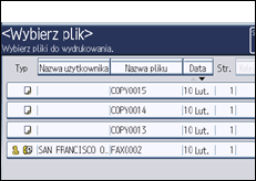 Ilustracja ekranu panela operacyjnego