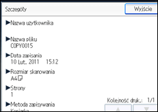 Ilustracja ekranu panela operacyjnego
