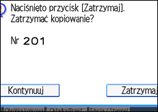 Ilustracja ekranu panela operacyjnego