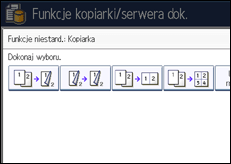 Ilustracja ekranu panela operacyjnego