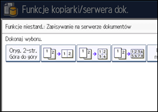 Ilustracja ekranu panela operacyjnego