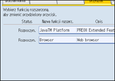 ilustracja ekranu panela operacyjnego