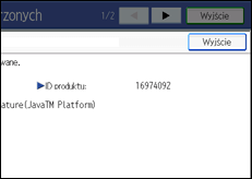 ilustracja ekranu panela operacyjnego