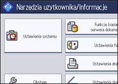 Ilustracja ekranu panela operacyjnego