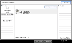 Ilustracja ekranu panela operacyjnego