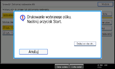 Ilustracja ekranu panela operacyjnego