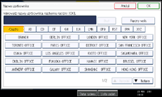 Ilustracja ekranu panela operacyjnego