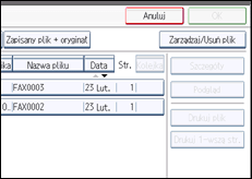 Ilustracja ekranu panela operacyjnego