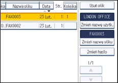 Ilustracja ekranu panela operacyjnego