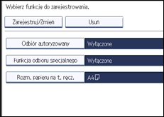 Ilustracja ekranu panela operacyjnego