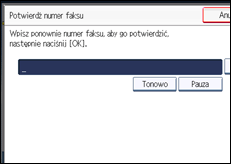 Ilustracja ekranu panela operacyjnego