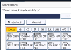Ilustracja ekranu panela operacyjnego