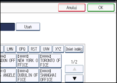 Ilustracja ekranu panela operacyjnego