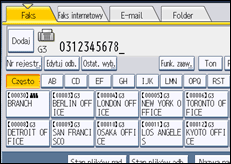 Ilustracja ekranu panela operacyjnego