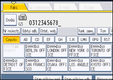 Ilustracja ekranu panela operacyjnego