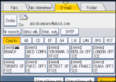 Ilustracja ekranu panela operacyjnego