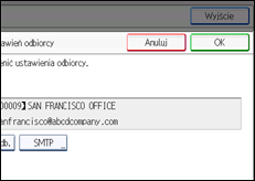 Ilustracja ekranu panela operacyjnego