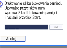 Ilustracja ekranu panela operacyjnego
