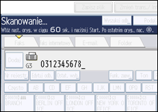 Ilustracja ekranu panela operacyjnego