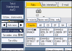 Ilustracja ekranu panela operacyjnego