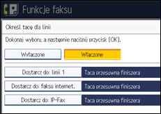 Ilustracja ekranu panela operacyjnego