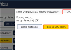 Ilustracja ekranu panela operacyjnego