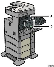 Ilustracja urządzenia głównego z numerowanymi odnośnikami