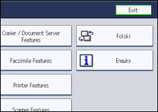 Ilustracja ekranu panela operacyjnego