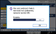 Ilustracja ekranu panela operacyjnego