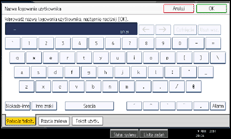 Ilustracja ekranu panela operacyjnego
